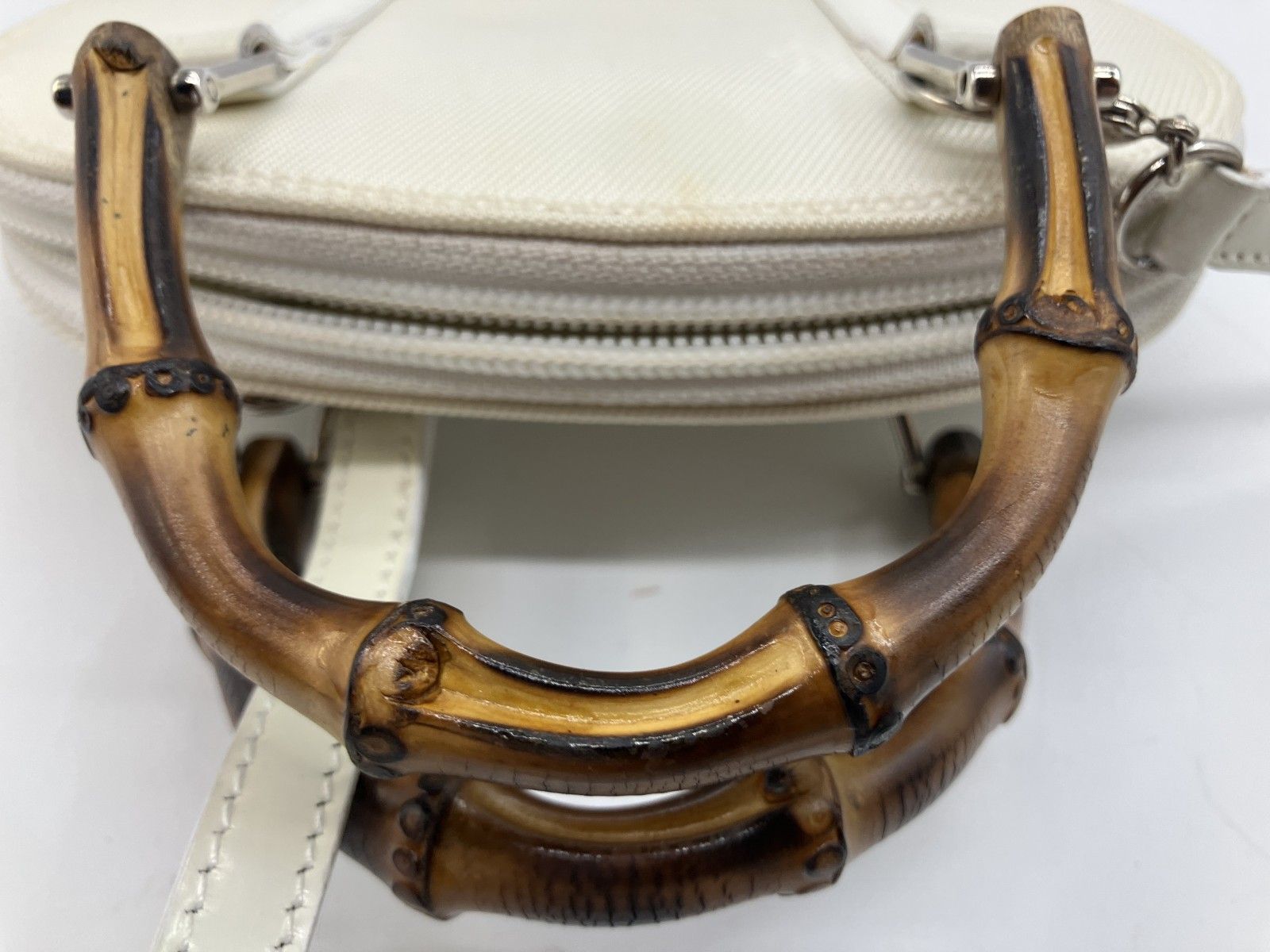 GUCCI グッチ バンブー ミニ ショルダーバッグ 2WAY ハンドバッグ 