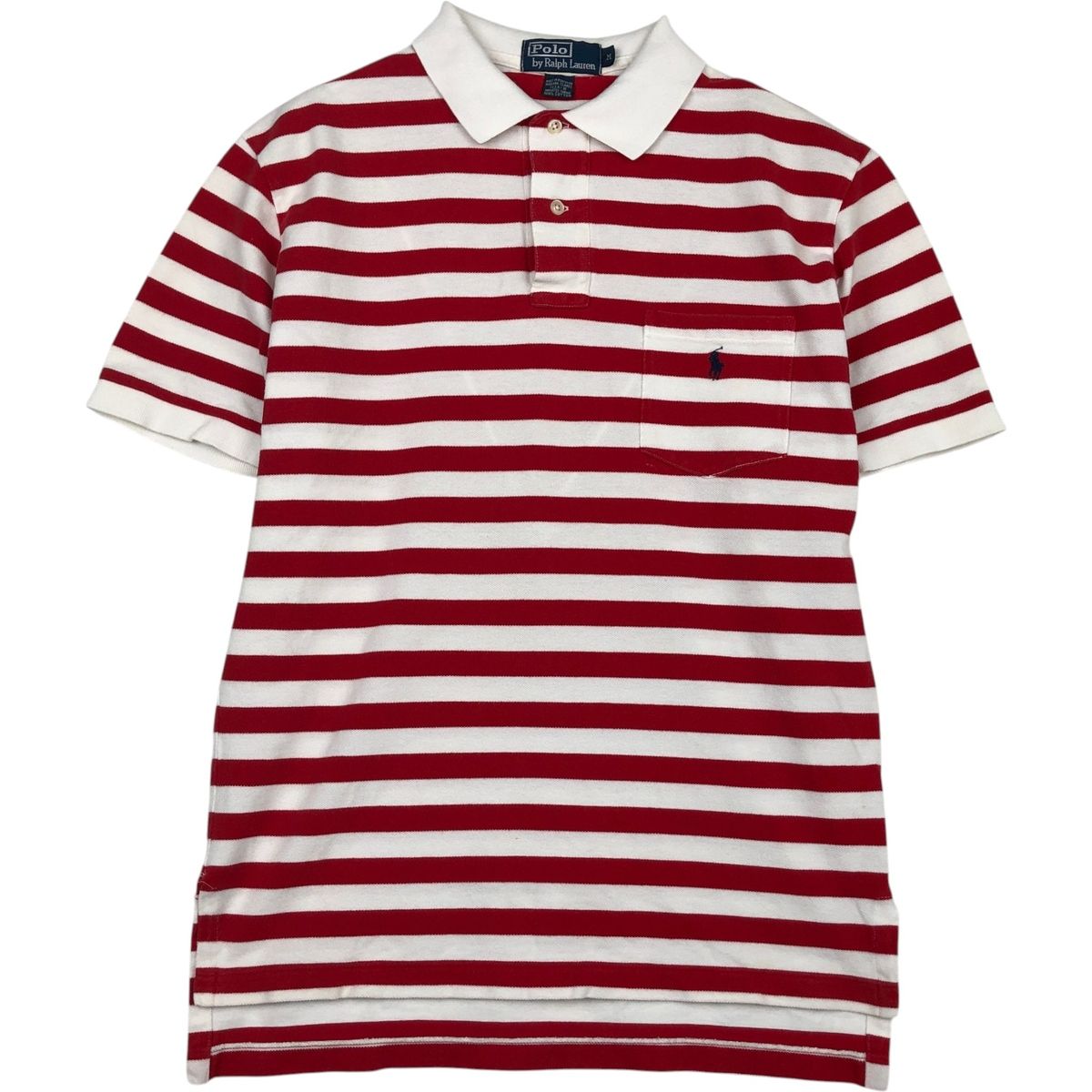 古着 ラルフローレン Ralph Lauren POLO by Ralph Lauren 半袖 ボーダー ポロシャツ メンズM相当/eaa635133