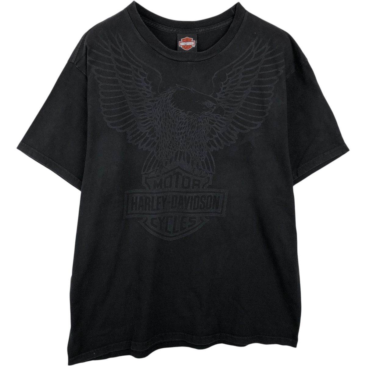 古着 ハーレーダビッドソン Harley-Davidson 鷲柄 イーグル柄 モーターサイクル バイクTシャツ USA製 メンズXL相当/eaa636973
