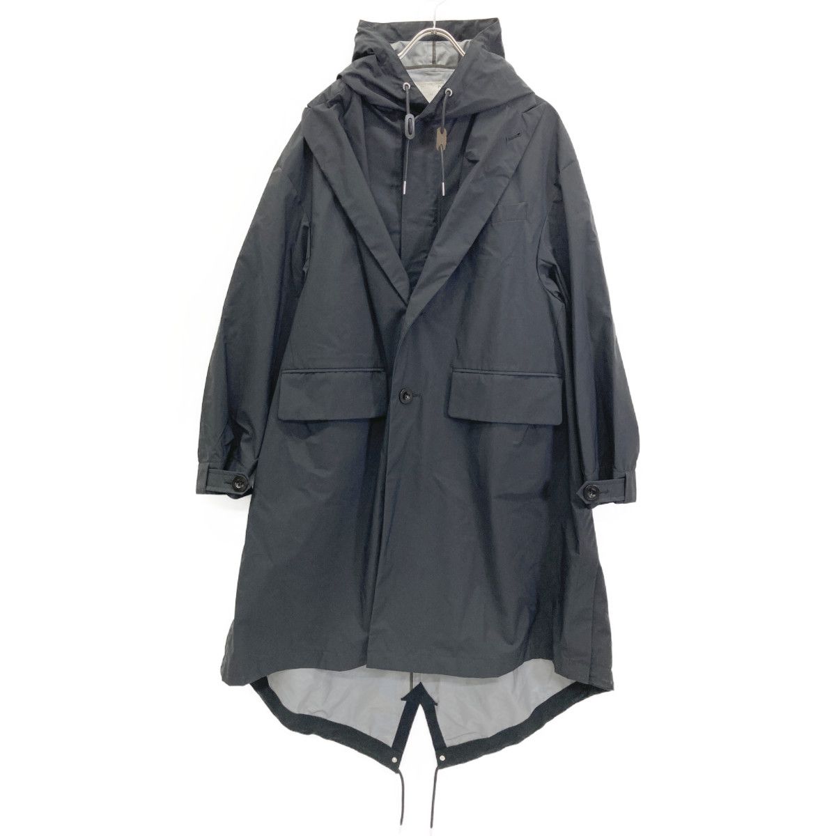 sacai サカイ 23AW 23-03052M ネイビー ナイロンボンディングコート 2