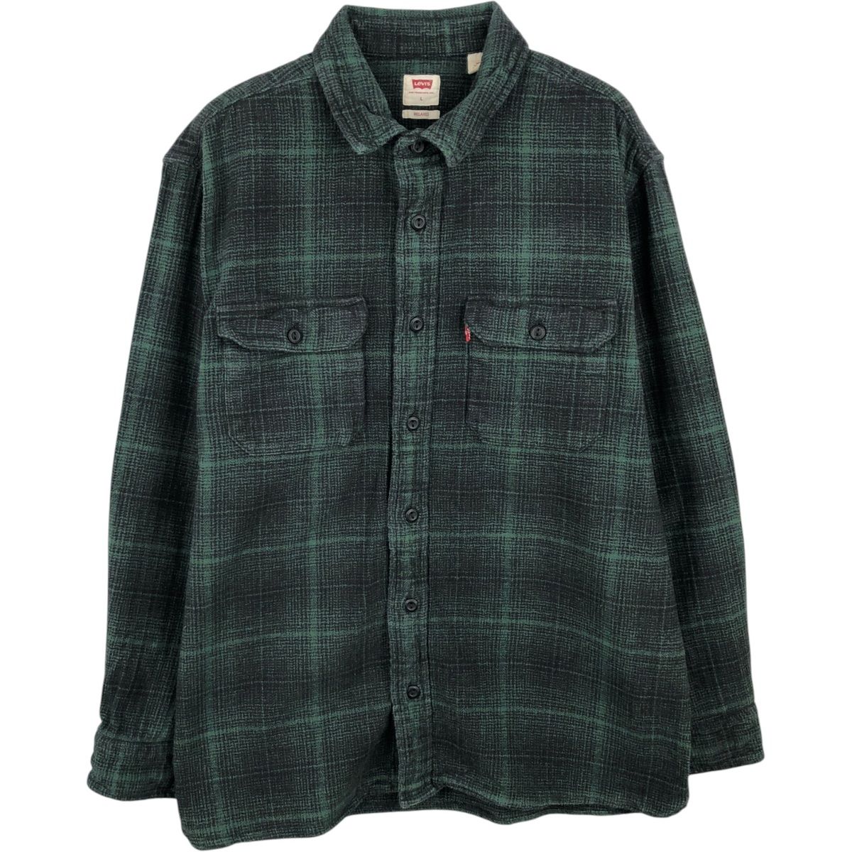 古着 リーバイス Levi's RELAXED RELAX オンブレチェック 長袖 フランネルチェックシャツ レディースS相当/eaa615780 古着 リーバイス Levis RELAXED RELAX オンブレチェック 長袖
