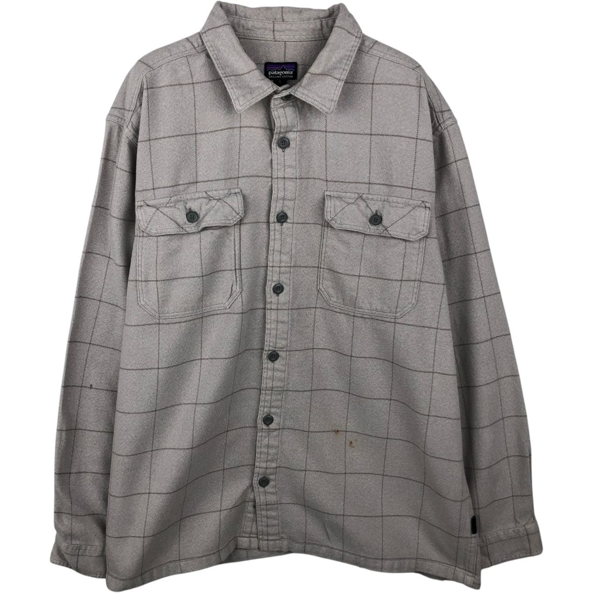 古着 パタゴニア Patagonia ORGANIC COTTON オーガニックコットン 53947FA17 長袖 フランネルチェックシャツ ボックスシャツ/eaa637920