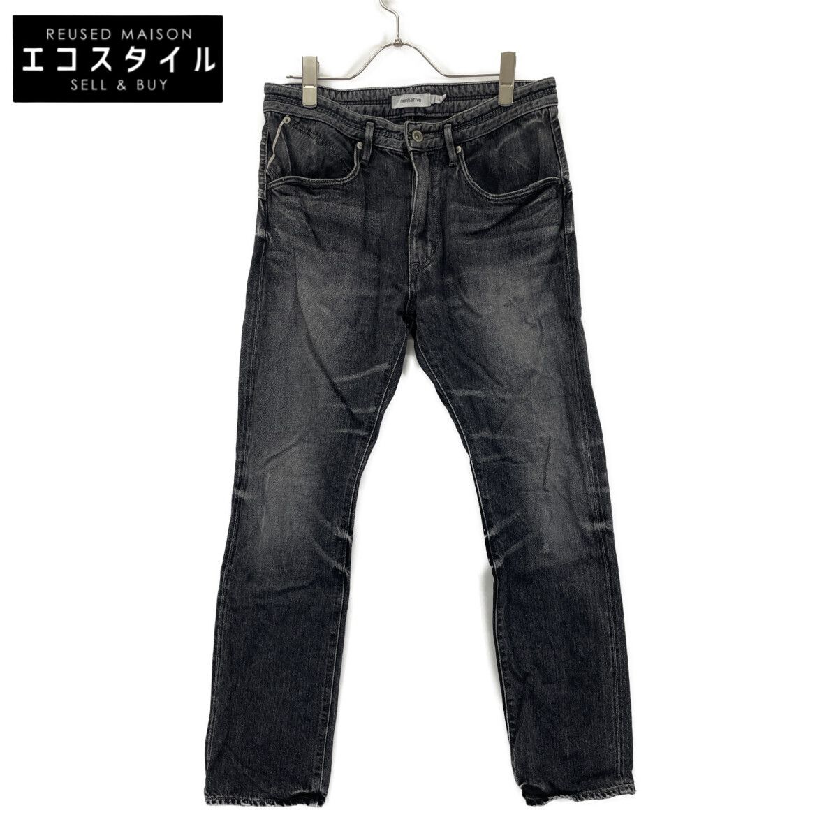 nonnative　ノンネイティブ　チャコール 赤耳 デニム パンツ　1