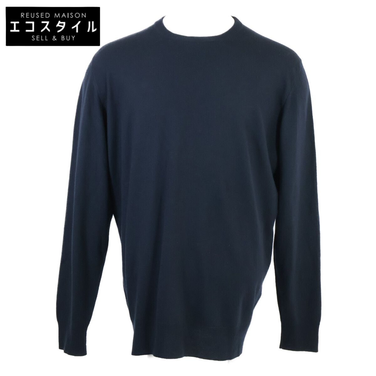 Loro Piana　ロロピアーナ　【美品/国内正規】FAF6086 ベビーカシミヤ100％ クルーネック ニットセーター/　56