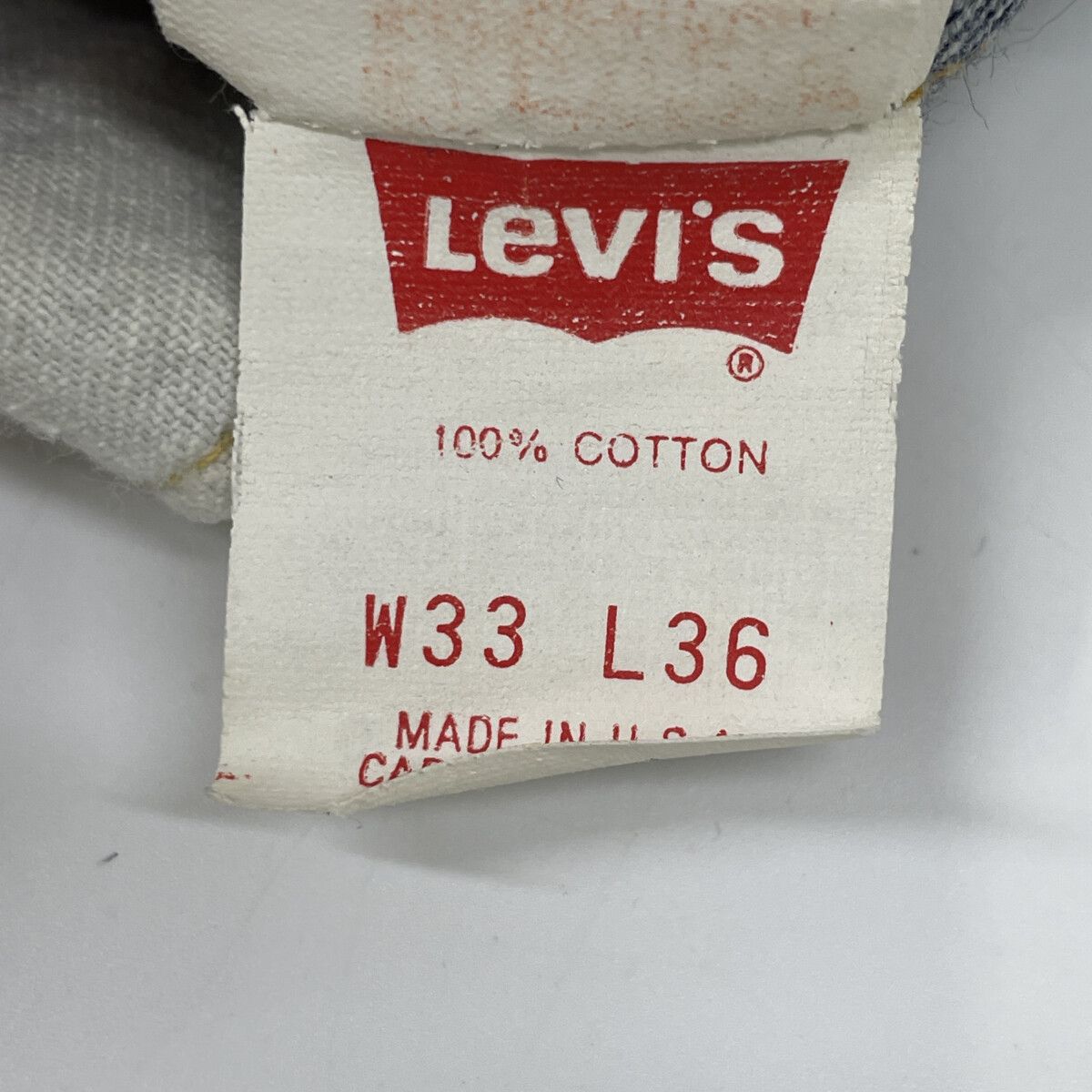 LEVI'S リーバイス 555刻印 米国製 501XXセルビッチデニムパンツ