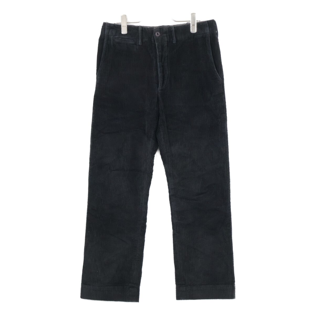 RRL ダブルアールエル 782804288001 ブラック コットン ボタンフライ