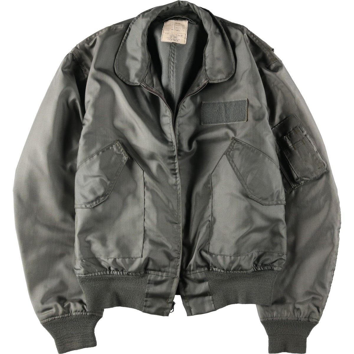 訳あり特価 古着 80年代 米軍実品 CWU-36/P ミリタリー デッキジャケット USA製 LARGE メンズL相当 ヴィンテージ/evb034430