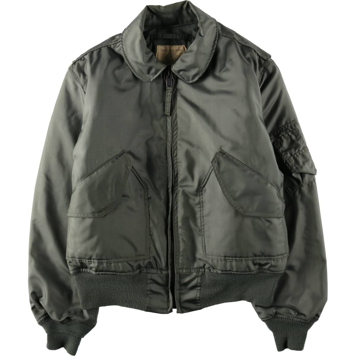 古着 米軍実品 70年代 ミリタリー フライトジャケット CWU-45P USA製 LARGE メンズL相当/evb034429