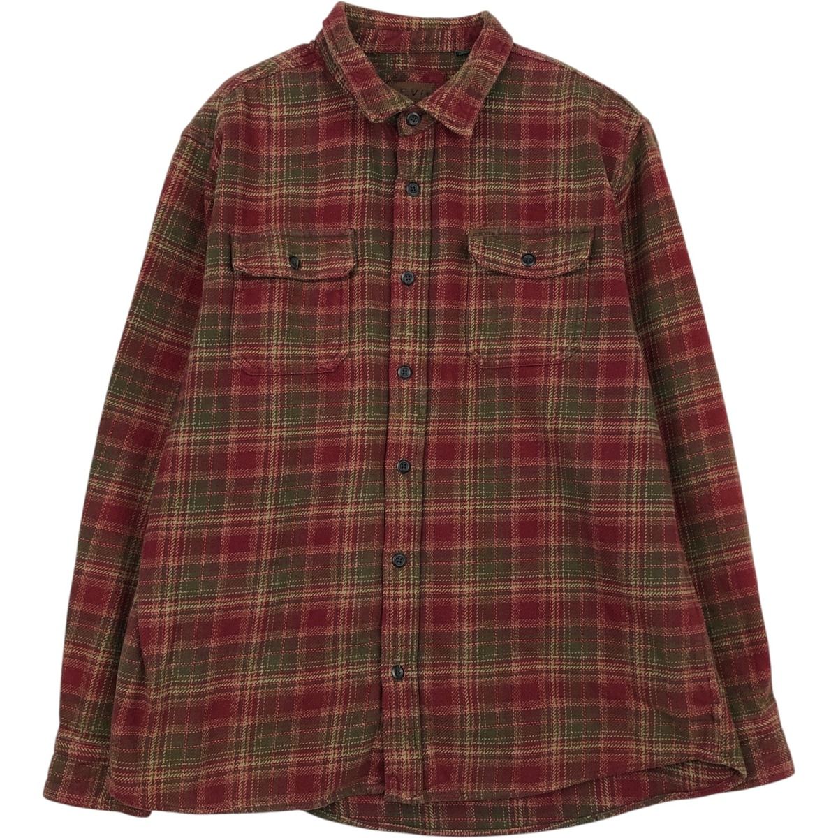 古着 オービス ORVIS 長袖 フランネルチェックシャツ メンズXL相当/eaa637640