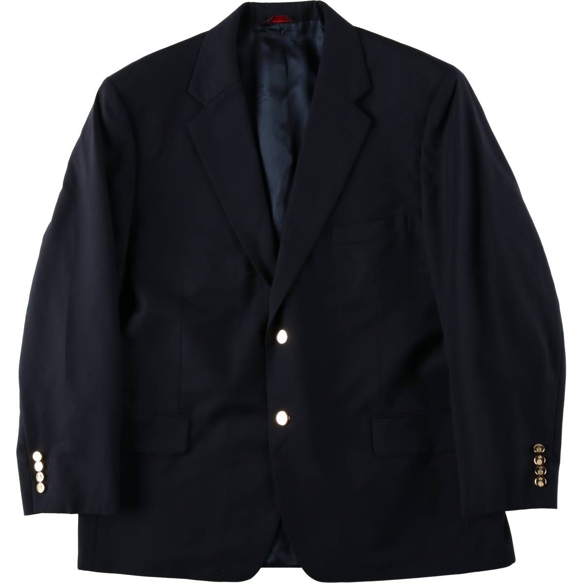古着 Savile Row 無地 ブレザー テーラードジャケット メンズXL相当/eaa638168