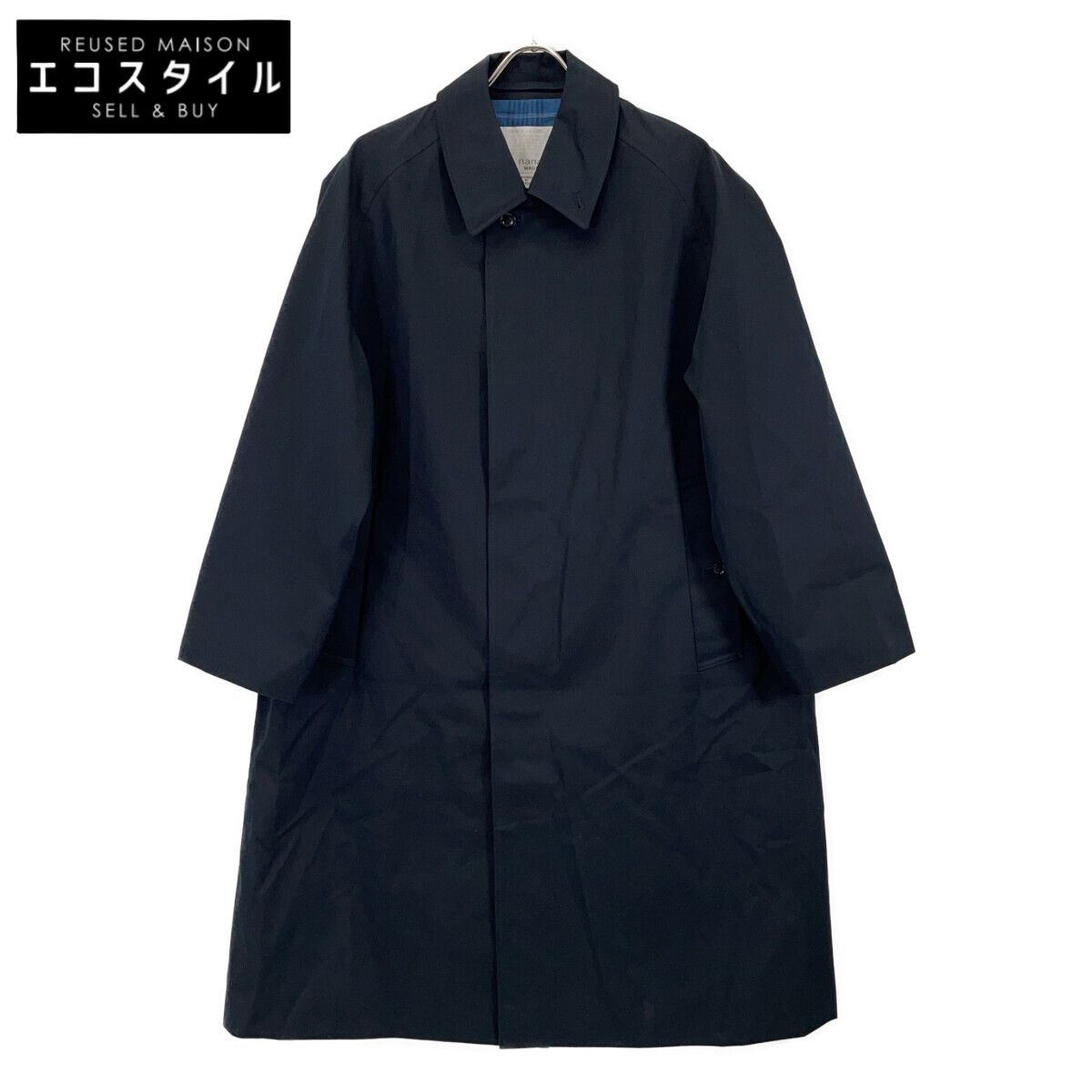 nanamica　ナナミカ　SUBF263 ネイビー ゴアテックス バルマカーンコート　XS