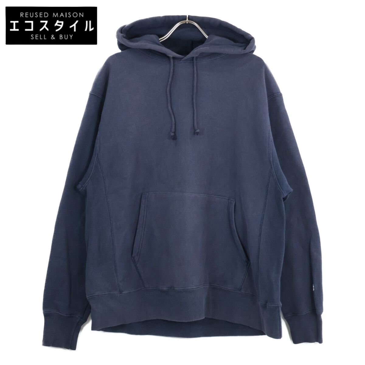 Champion　チャンピオン　ネイビー リバースウィーブ フーディーパーカ　XL