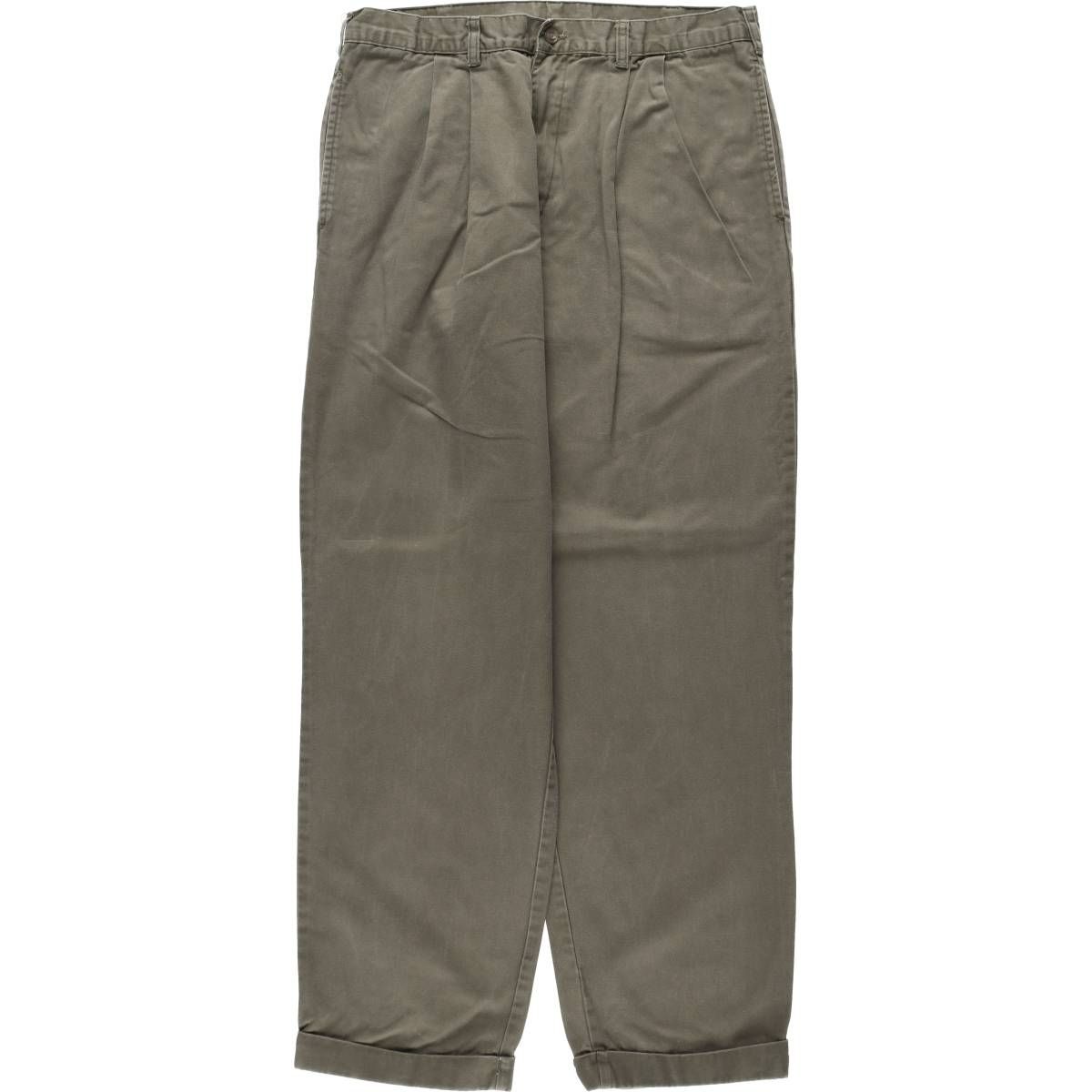 古着 ラルフローレン Ralph Lauren CHAPS チャップス ツータック チノパンツ メンズw35相当/eaa634953