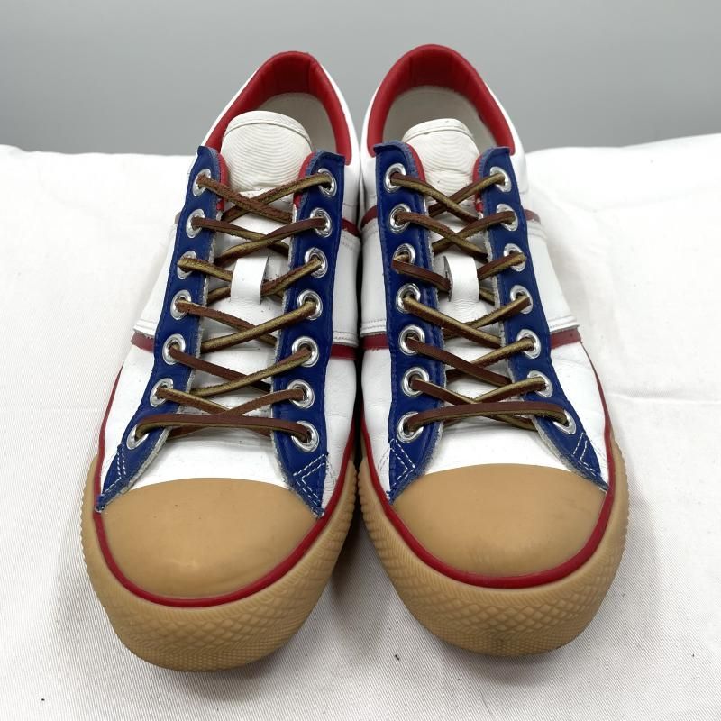 中古】chausser トリコロールレザースニーカー 44 Y-103 ショセ[17]