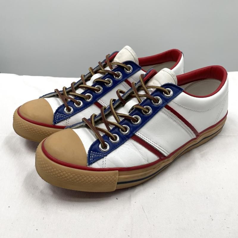 【中古】chausser トリコロールレザースニーカー 44 Y-103 ショセ[17]