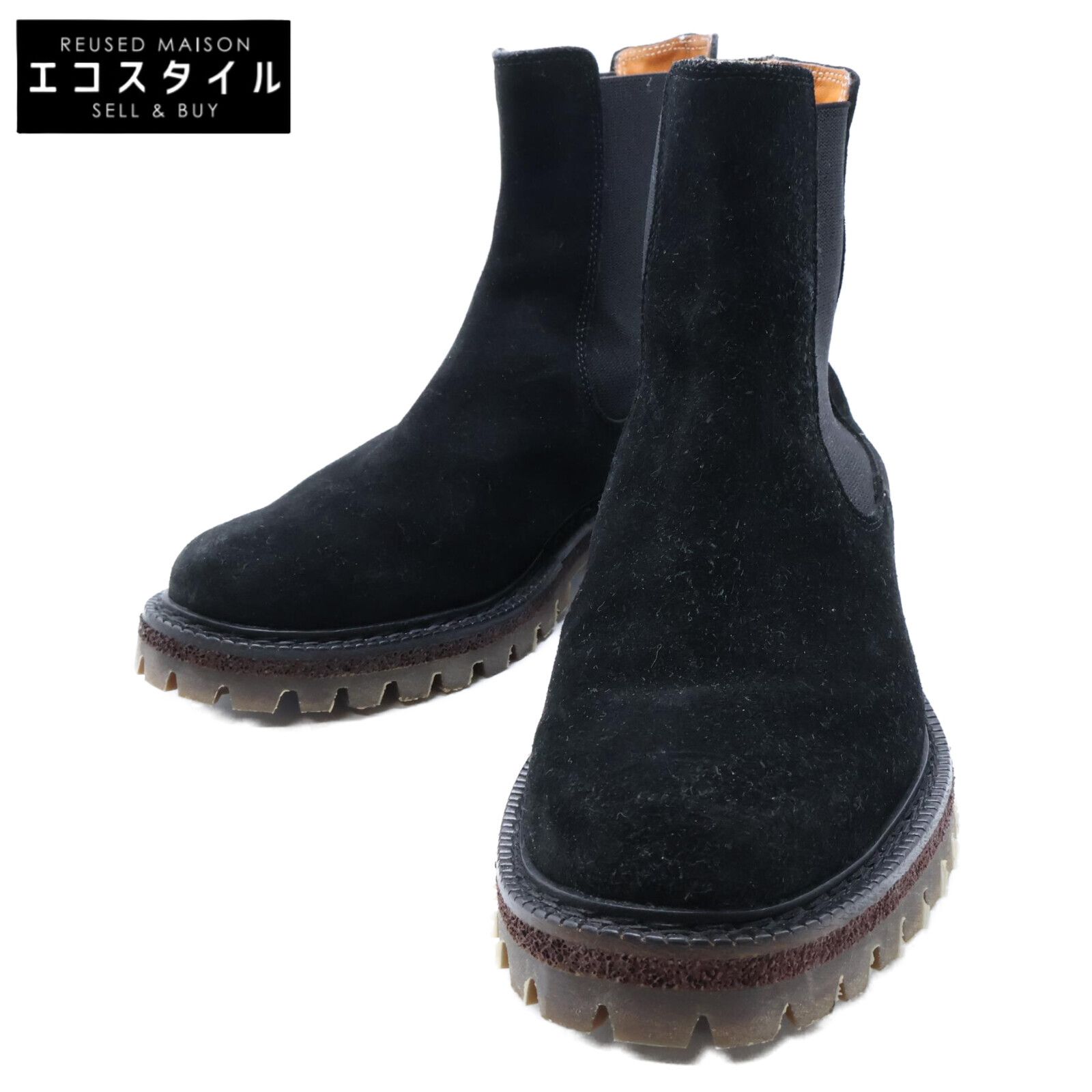Per noi　ペルノイ　×MAN.TO マント スエード サイドゴア ブーツ　39