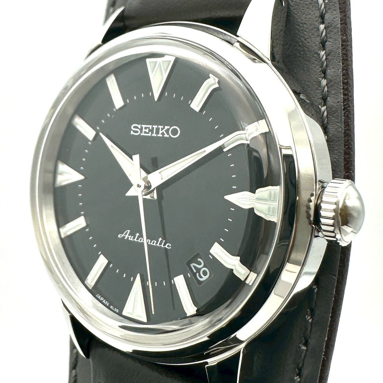 SEIKO セイコー プロスペックス アルピニスト SBEN001/6L35-00E0 腕時計 自動巻き レザー ブラック 腕時計 メンズ