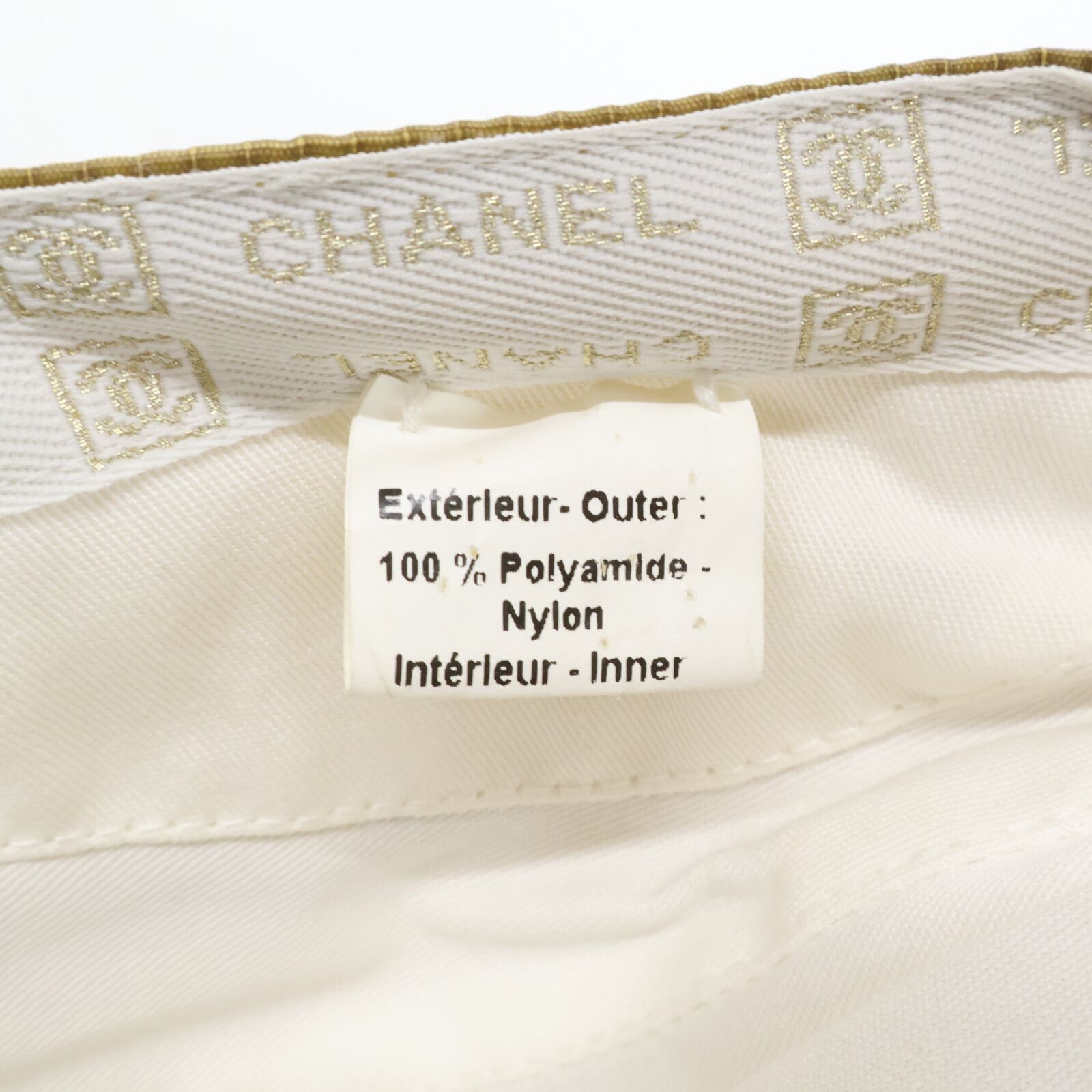 ☆レア☆美品　CHANEL ホワイト タンクトップ CCロゴ　スポーツライン ホワイト（白）系 CHANEL(シャネル) タンクトップ(レディース