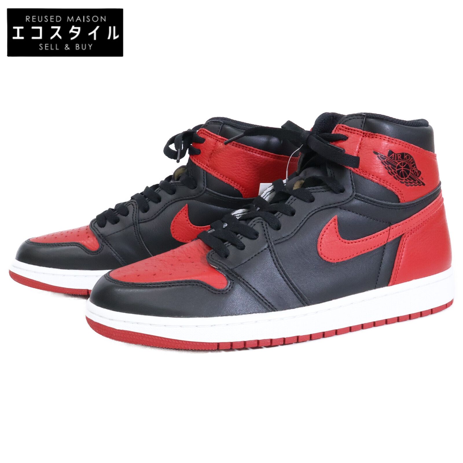 NIKE　ナイキ　【新品同様】555088-001 AIR JORDAN 1 RETRO HIGH OG エアジョーダン 1 レトロ ハイ オージー スニーカー　US9.5