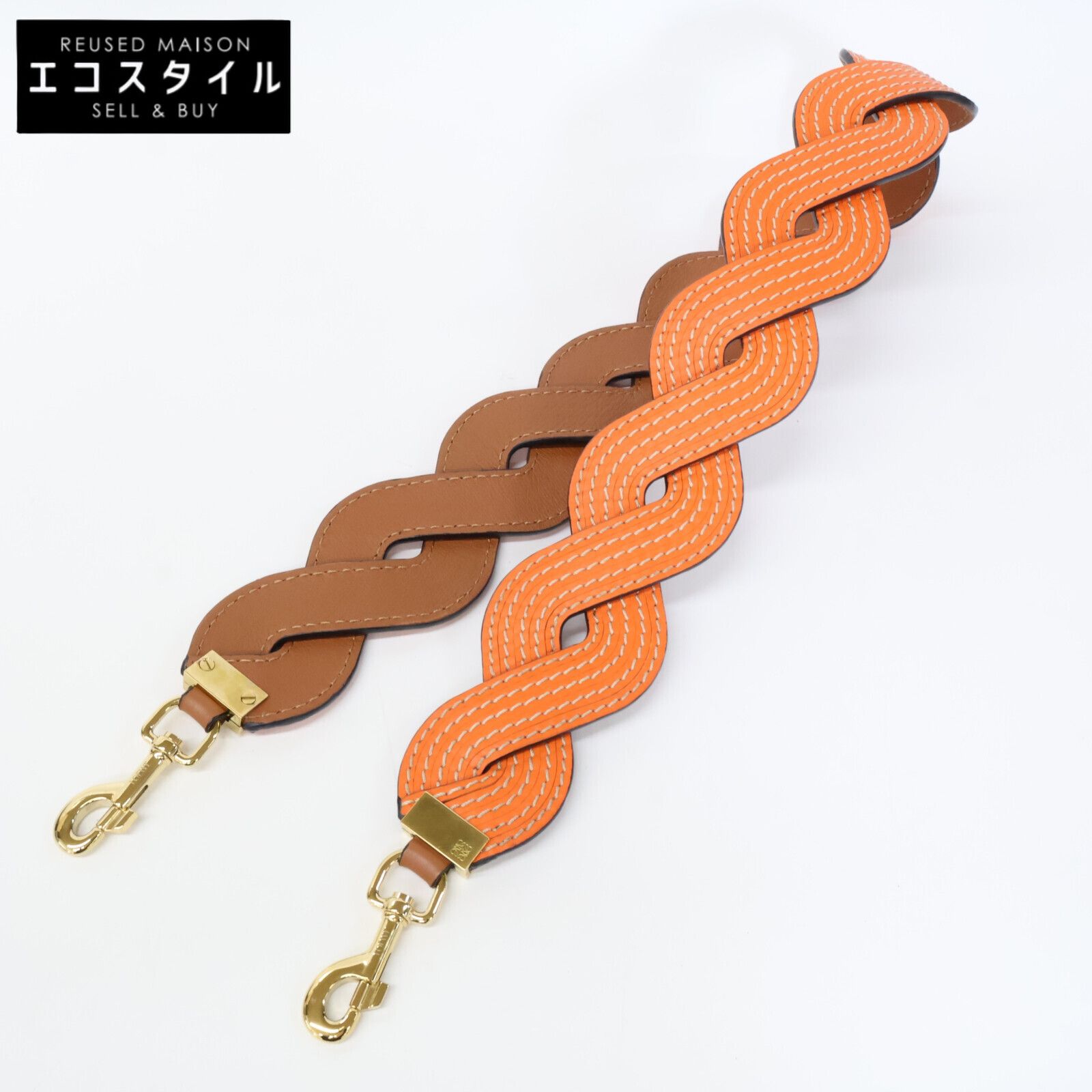 LOEWE　ロエベ　【美品】カーフレザー ショルダーストラップ