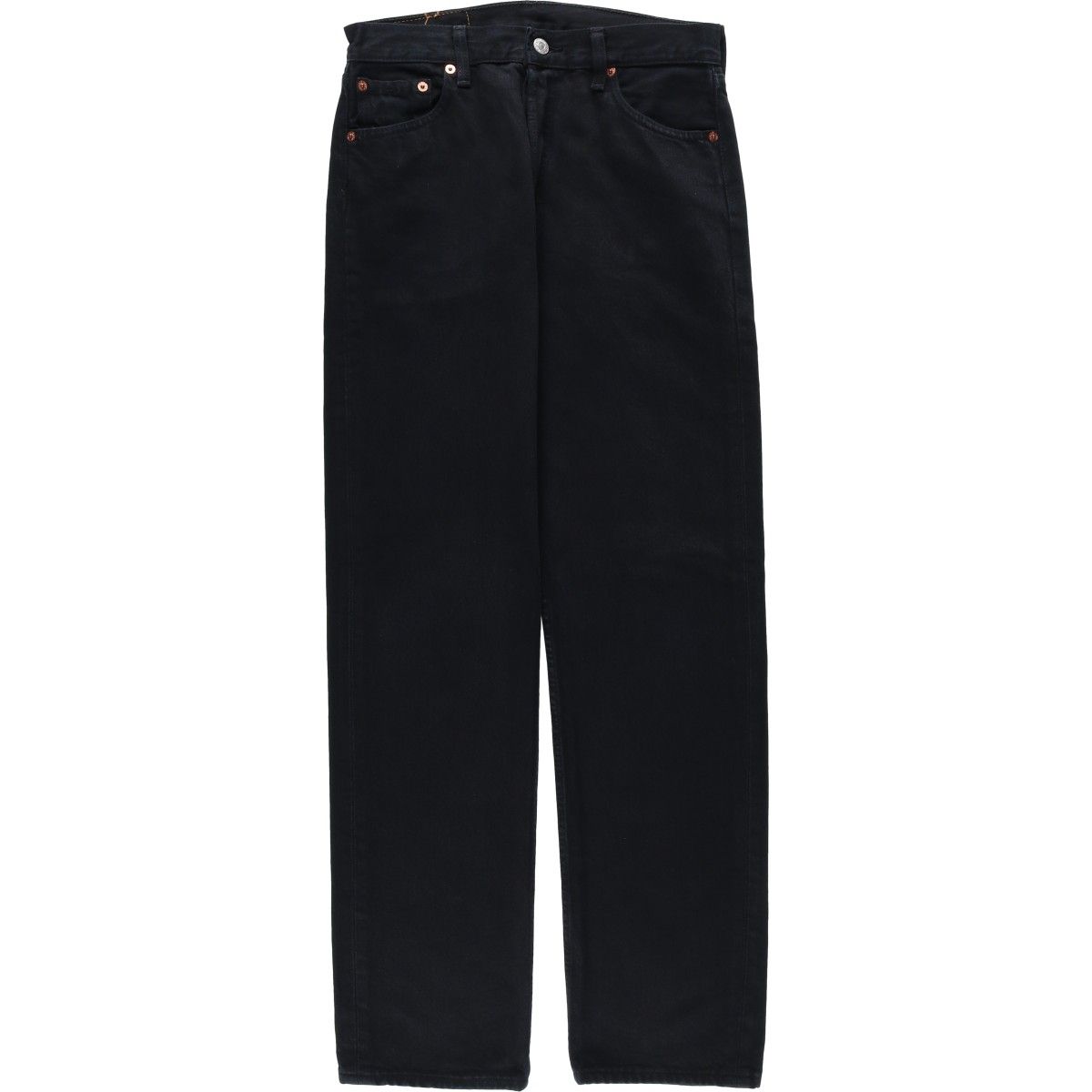 古着 90年代 リーバイス Levi's 00501-0121 ユーロモデル ブラックデニム ストレートデニムパンツ メンズw29相当 ヴィンテージ/eaa636095