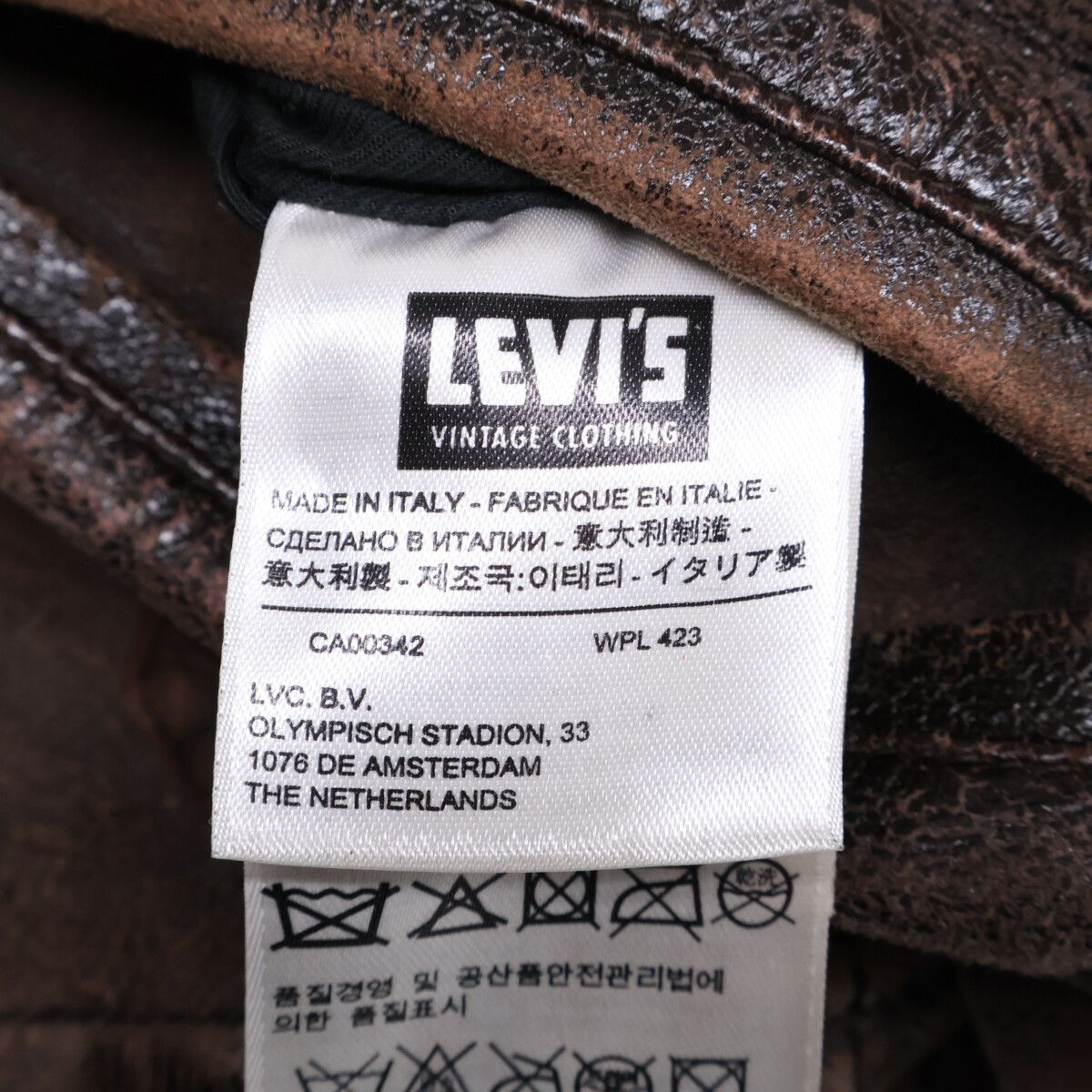LEVI'S リーバイス LVC/VINTAGE CLOTHING イタリア製 1940's Menlo