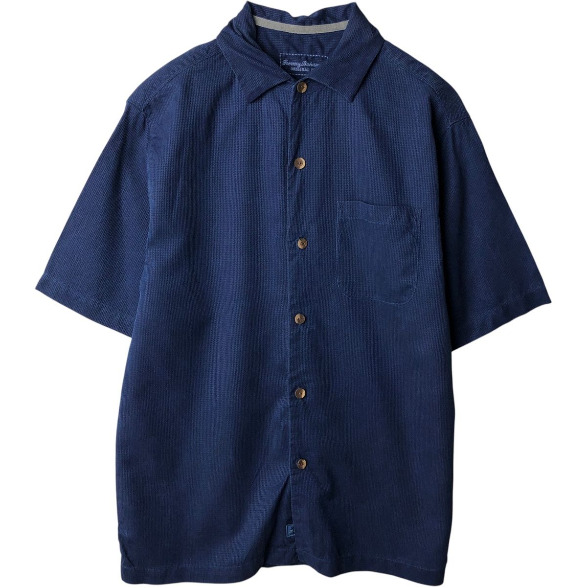 古着 トミーバハマ Tommy Bahama ORIGINAL FIT 半袖 シルクシャツ ボックスシャツ メンズS相当/eaa637715