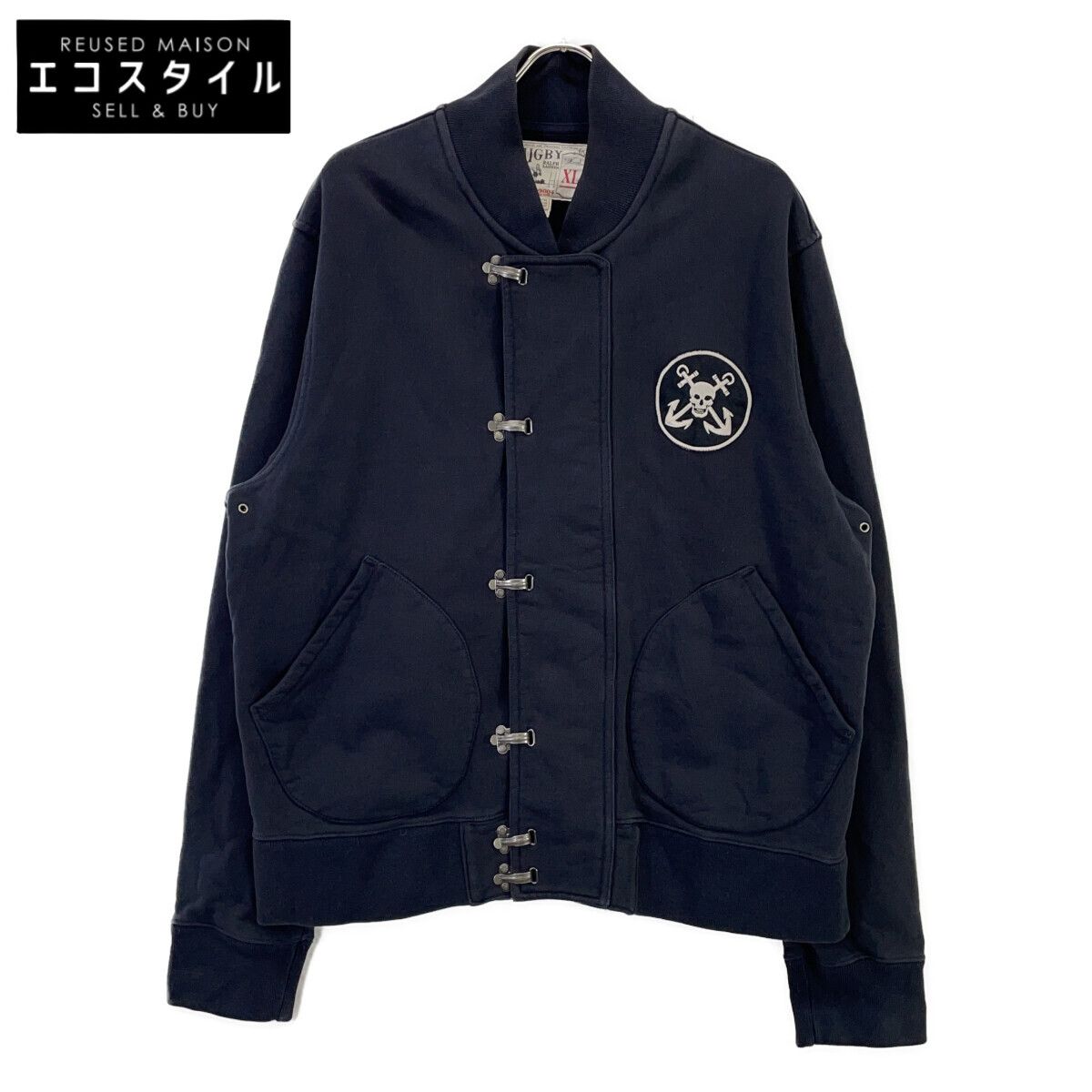 Ralph Lauren Rugby　ラルフローレンラグビー　ネイビー ロゴワッペン フックジャケット　XL 13,213円