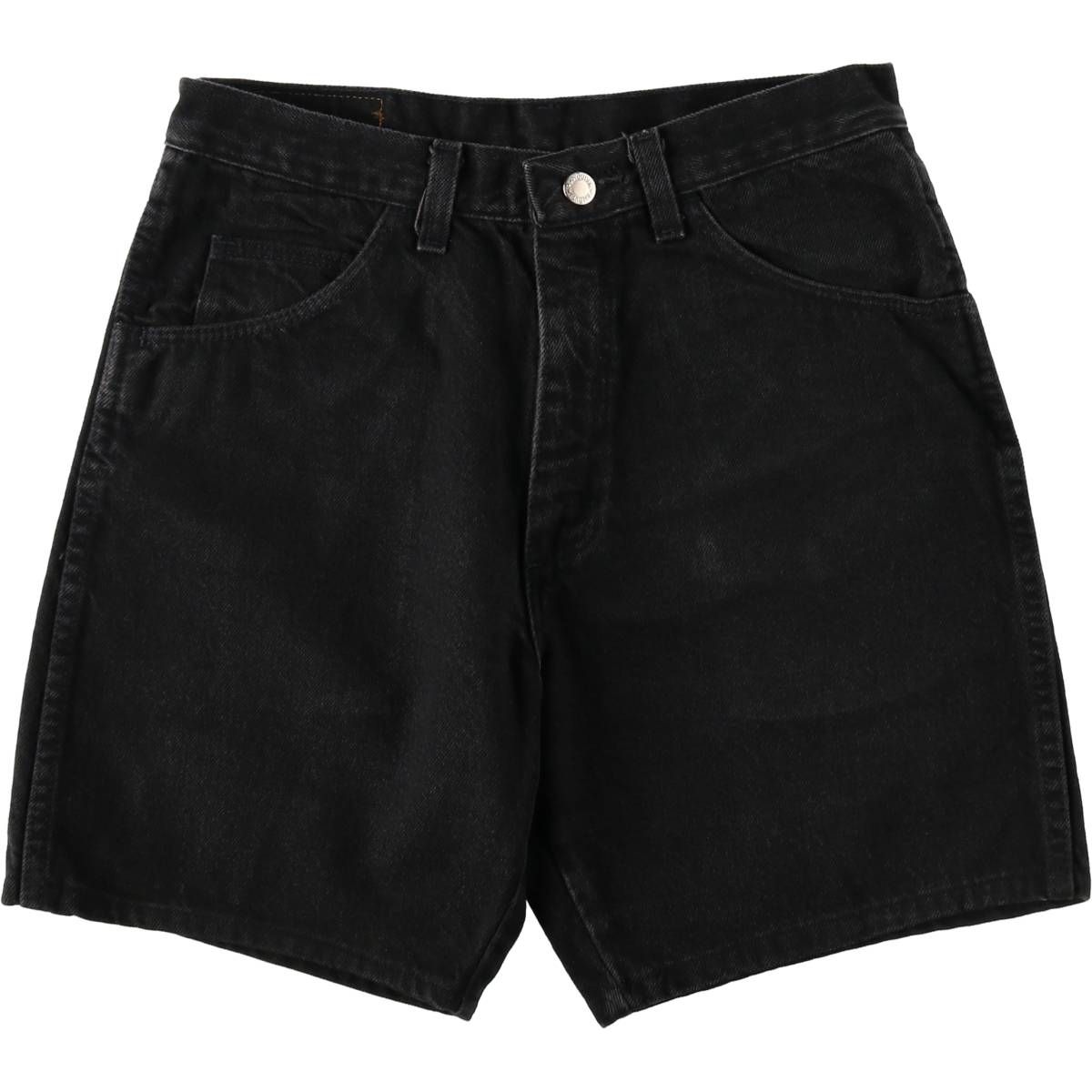古着 80~90年代 ラングラー Wrangler ブラックデニムショーツ ショートパンツ USA製 メンズw30相当 ヴィンテージ/eaa637124