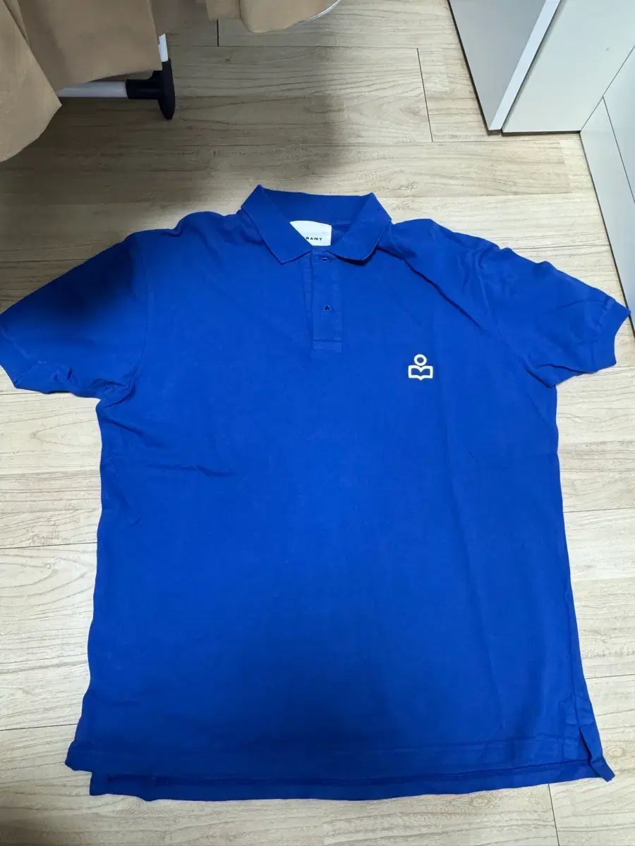 正規品 イサベルマラン メンズ AFKO ピケTシャツ ブルー Sサイズ