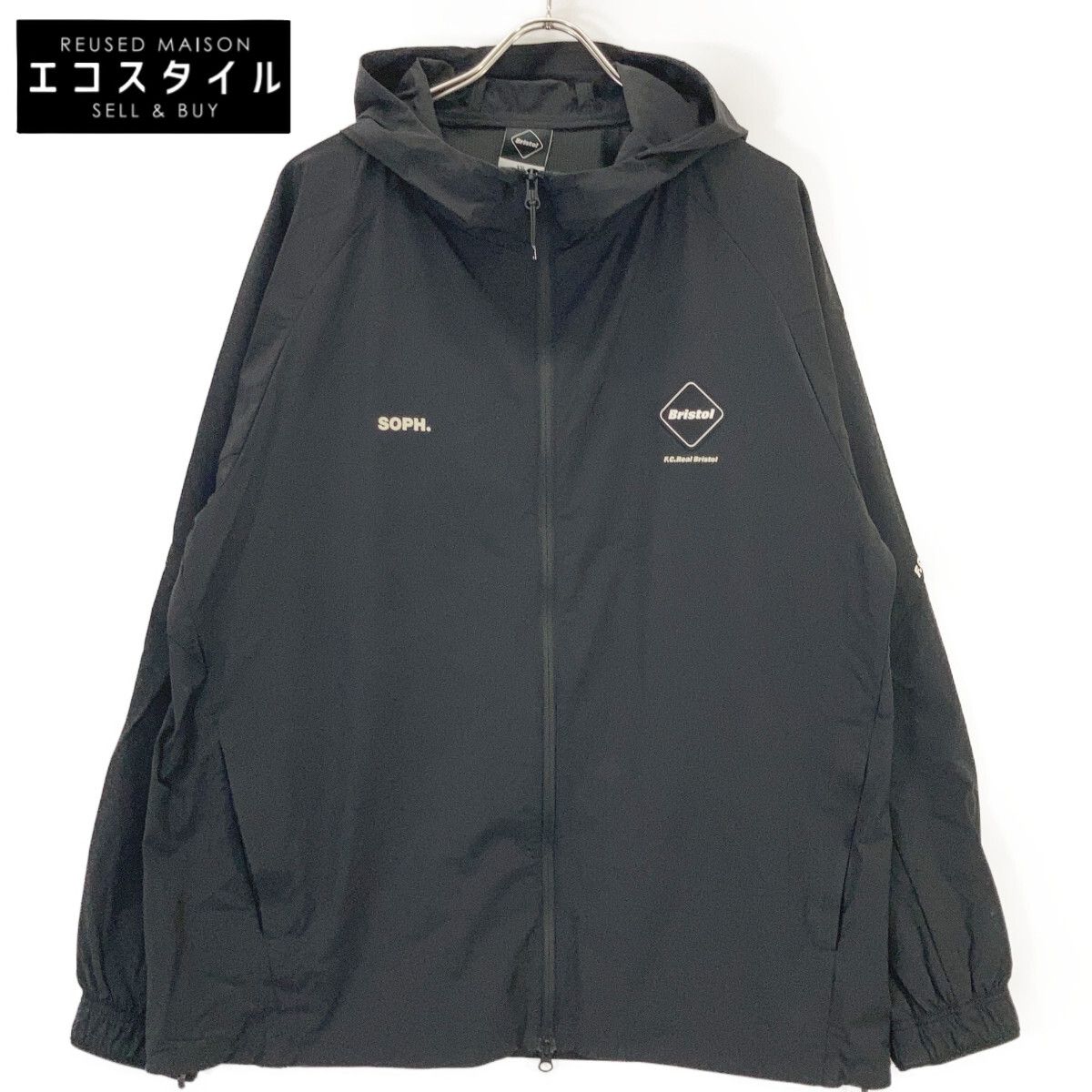 F.C.Real Bristol　エフシーリアルブリストル　ブラック 4WAY STRETCH VENTILATION JACKET　XXL