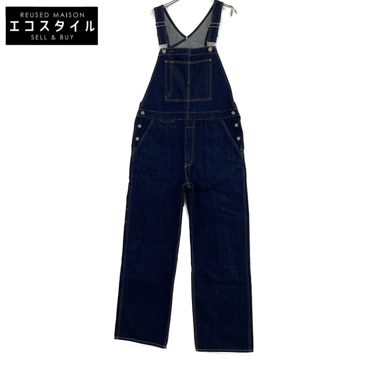KENZO　ケンゾー　×リーバイス インディゴ a68370000 オーバーオール　L