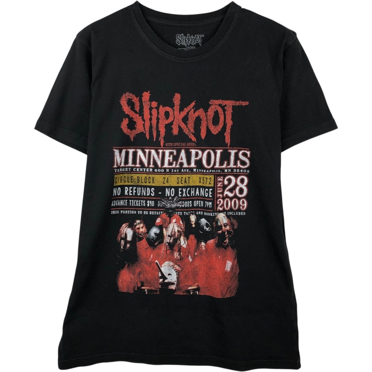 古着 Slipknot スリップノット バンドTシャツ バンT 英国製 メンズM相当/eaa637385