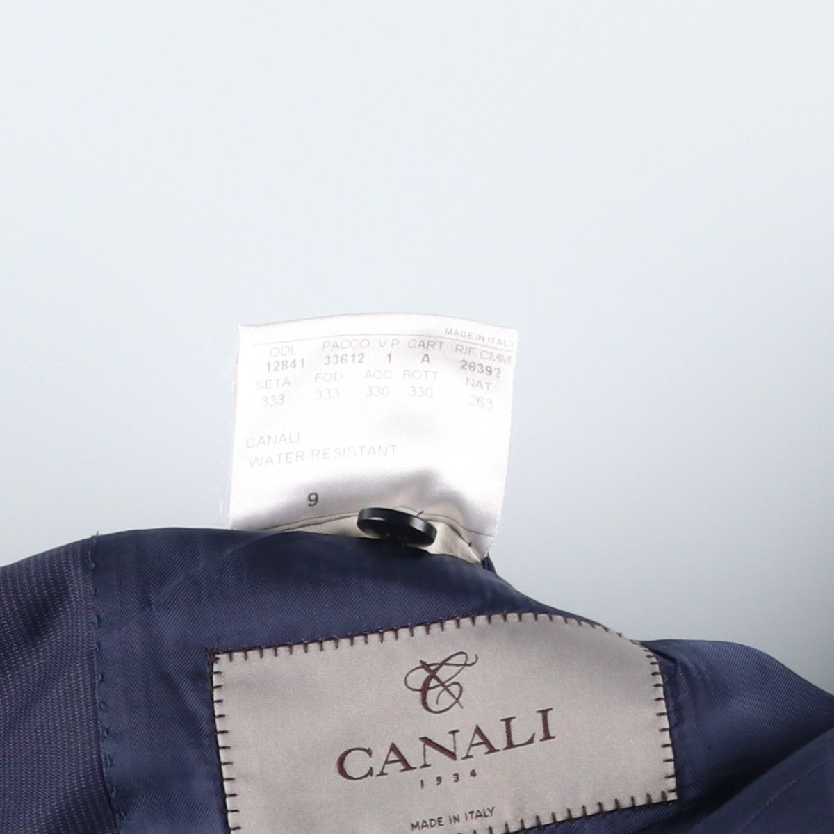 古着 CANALI ウールテーラードジャケット イタリア製 メンズL相当
