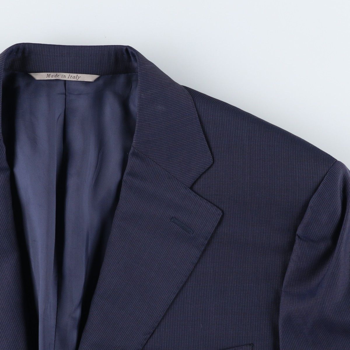 古着 CANALI ウールテーラードジャケット イタリア製 メンズL相当