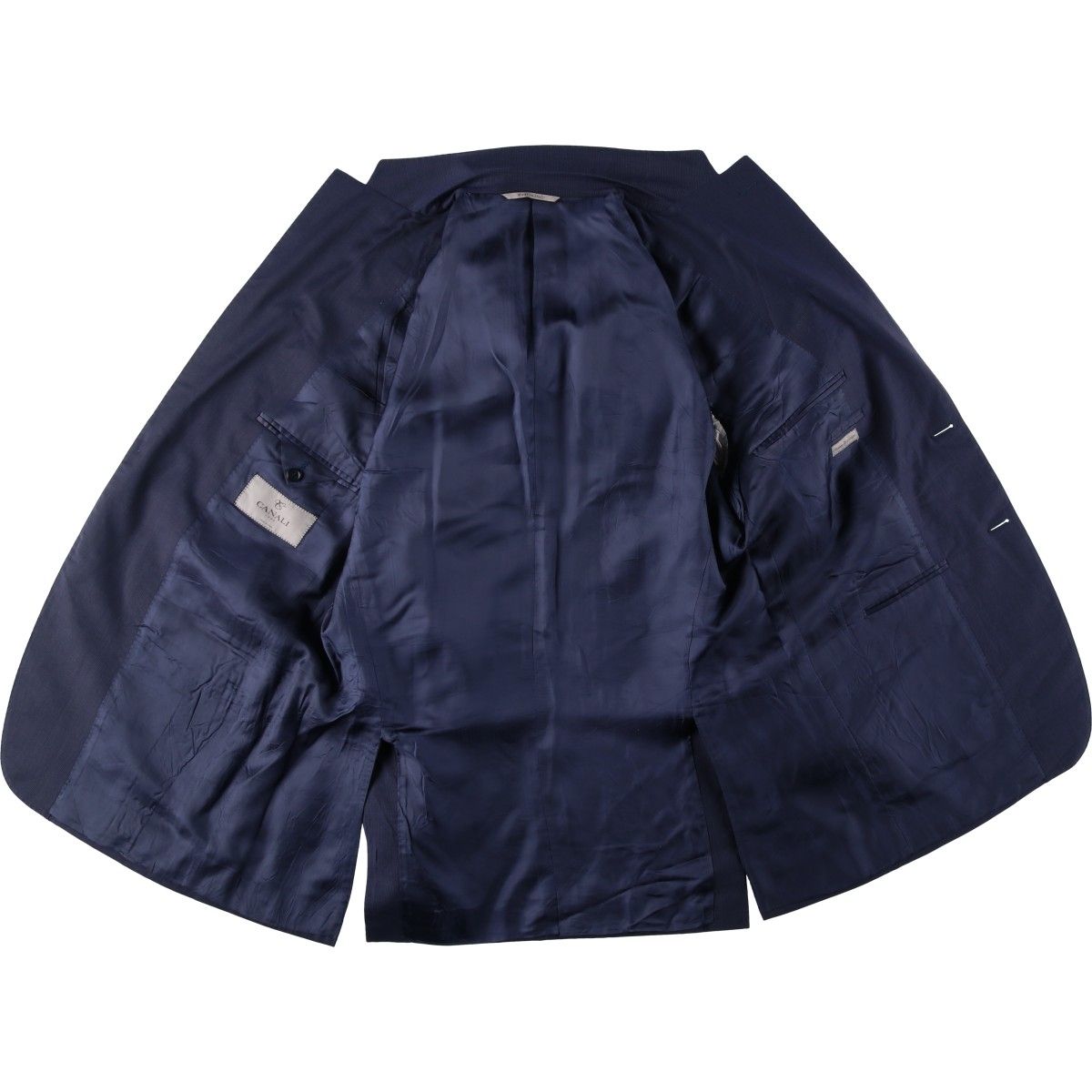 古着 CANALI ウールテーラードジャケット イタリア製 メンズL相当/eaa638139 古着 CANALI ウールテーラードジャケット イタリア製 メンズL相当