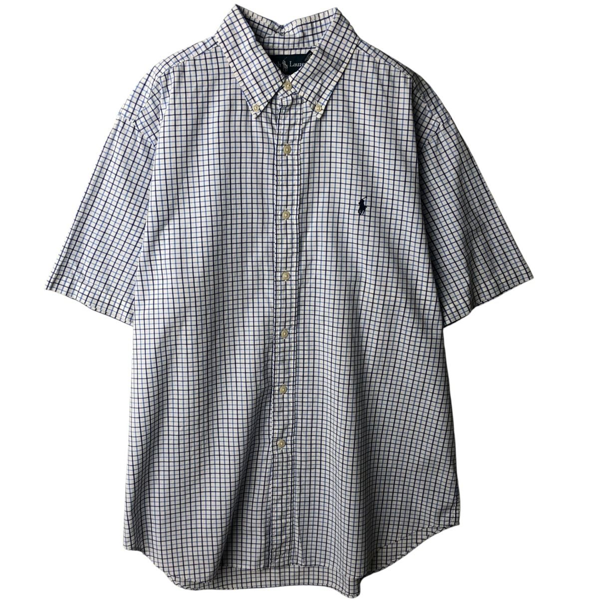 古着 ラルフローレン Ralph Lauren POLO RALPH LAUREN CLASSIC FIT ギンガムチェック 半袖 ボタンダウン チェックシャツ/eaa637735