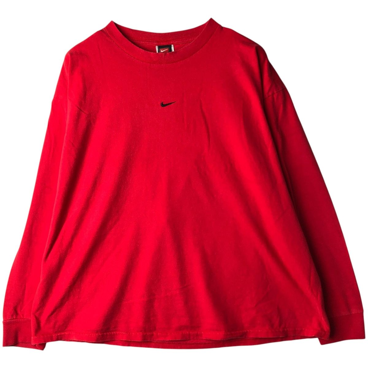 古着 ~00年代 ナイキ NIKE TEAM センターロゴ ロングTシャツ ロンT 
