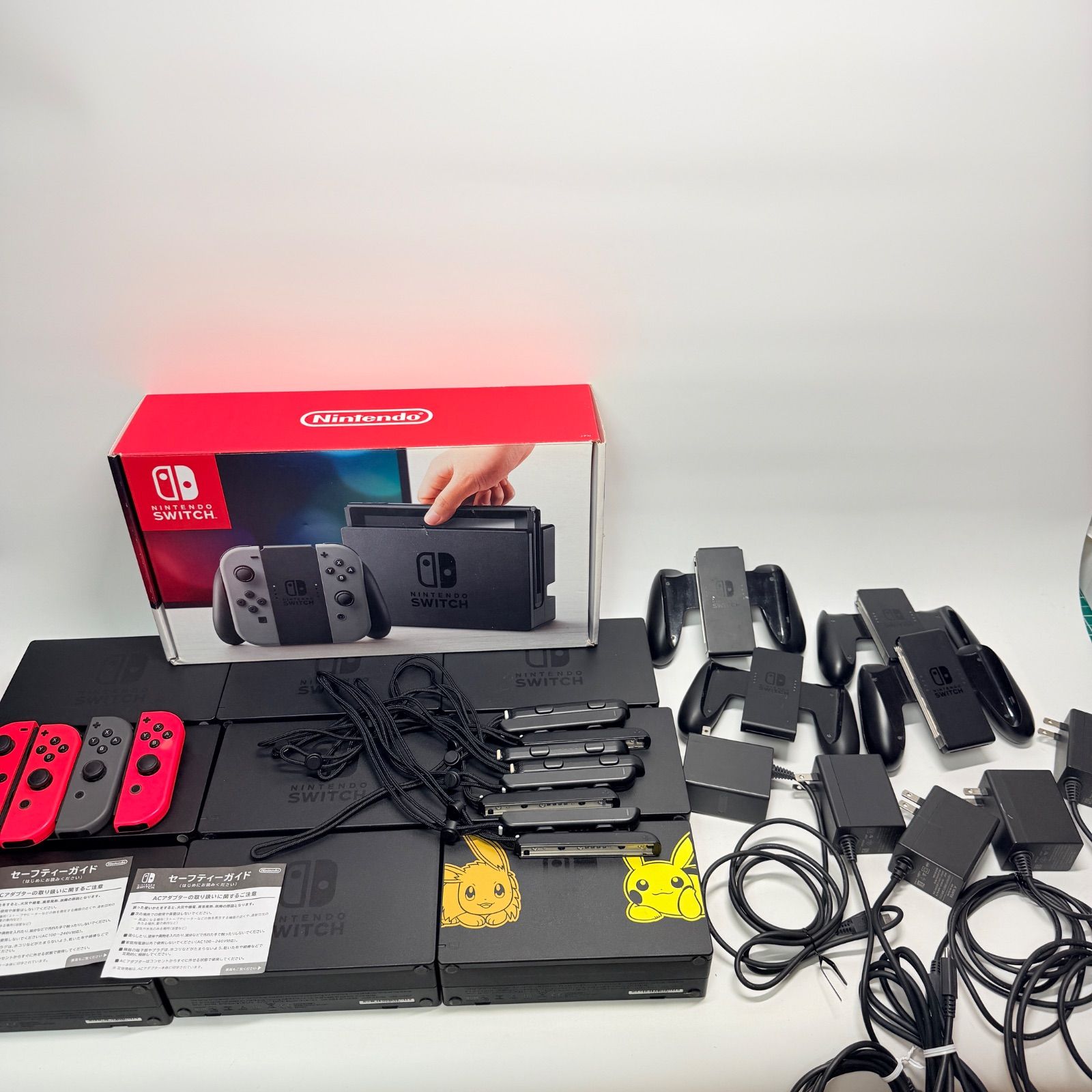 ジャンク動作未確認】Nintendo Switch 付属品 ドック ジョイコン ac