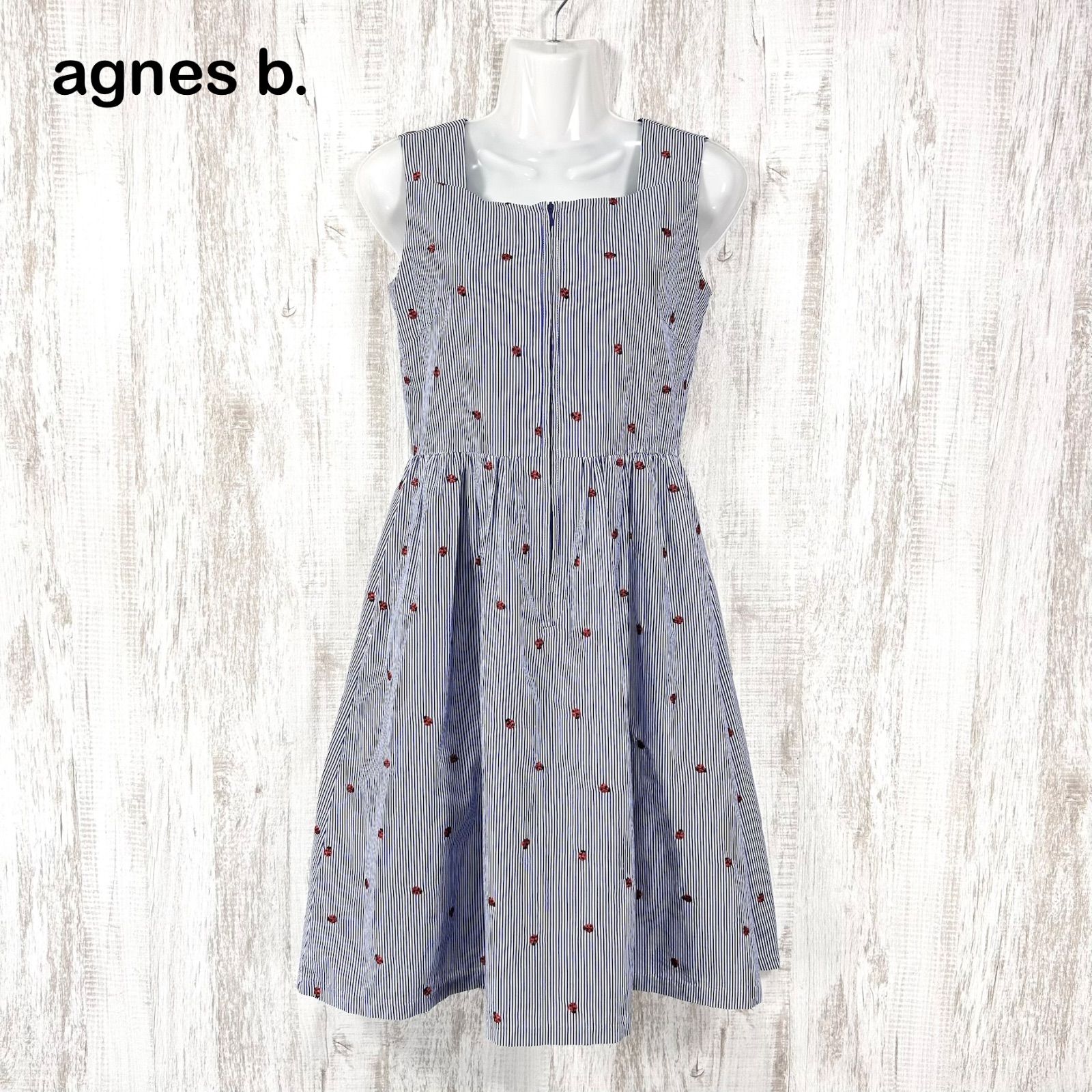 美品 To b. by agnes b. トゥービーバイアニエスベー てんとう虫刺繡 