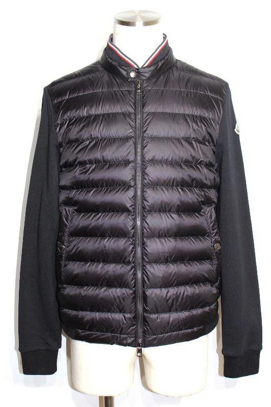 MONCLER モンクレール 衣類 MAGLIA CARDIGANダウンジャケット 衣料品 C10918405200 80985 その他アウター ナイロン ブラック メンズ【中古】