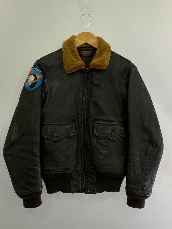 THE REAL MCCOY TYPE G-1 LEATHER FLIGHT JACKET MIL-J-7823 N383-39622A ザ リアルマッコイズ レザー フライトジャケット アウター 【145-260512-yn-10-min】