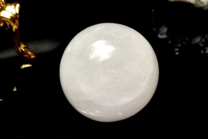 【１点物】入手困難◇特別な輝き ピンクダンビュライト　23mm　丸玉(台座付き) ジオード スフィア パワーストーン 天然石 _CG7622【宅急便】