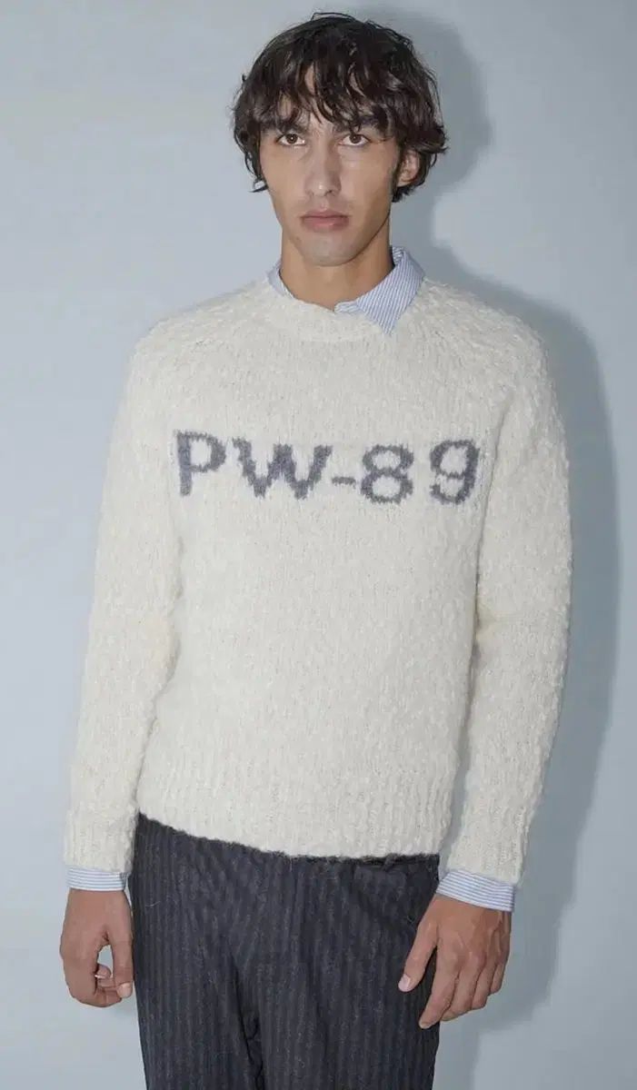 パロマウール palomawool PW-89 セーター クリーム M size