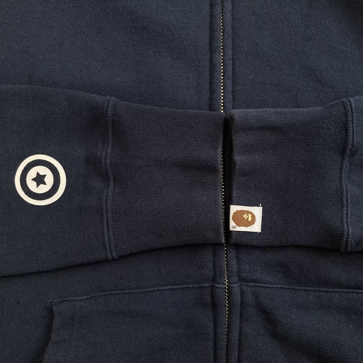 Blue Camo × NAVY シャーク パーカー Mサイズ shark full zip hoodie a 