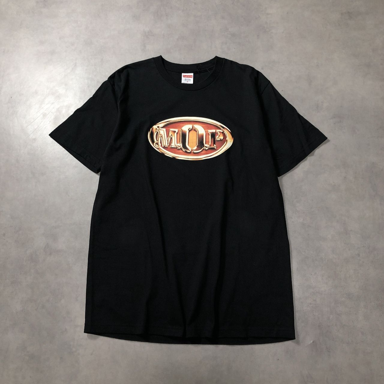 GQ5464◇Supreme：24fw M.O.P. Tee◇M◇ブラック系 シュプリーム アルバムアート Tシャツ