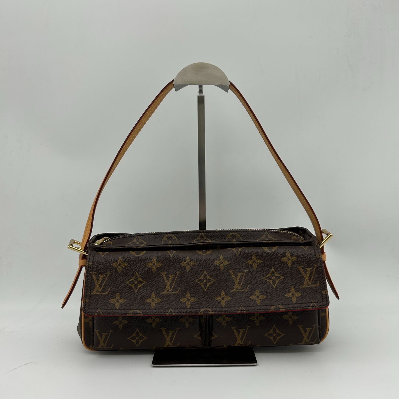 ルイ・ヴィトン LOUIS VUITTON ヴィバシテMM モノグラム ショルダーバッグ バッグ PVCコーティングキャンバス レザー レディース ブラウン系 M51164 【中古】 LOUIS VUITTON （ルイ・ヴィトン） ヴィバシテMM モノグラム