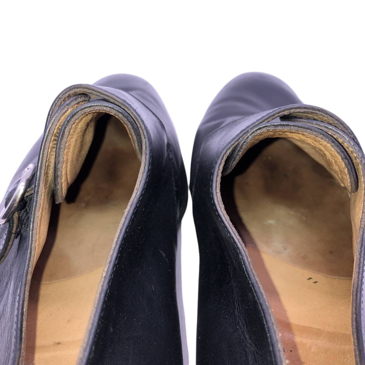 古着 BOWEN モンクストラップシューズ 英国製 10 メンズ28.5cm相当/saa015056