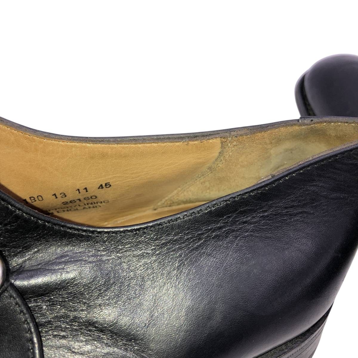 古着 BOWEN モンクストラップシューズ 英国製 10 メンズ28.5cm相当/saa015056