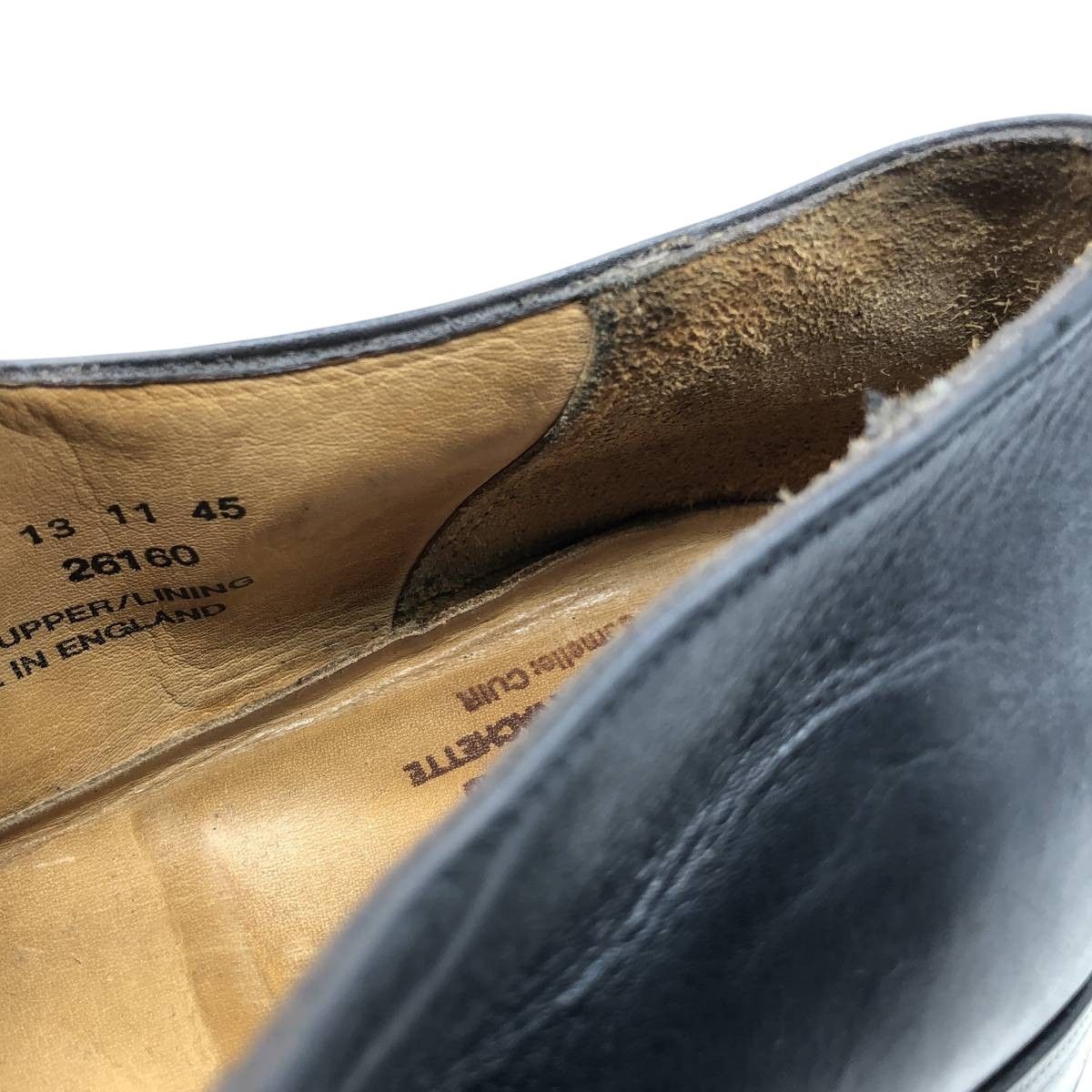 古着 BOWEN モンクストラップシューズ 英国製 10 メンズ28.5cm相当/saa015056